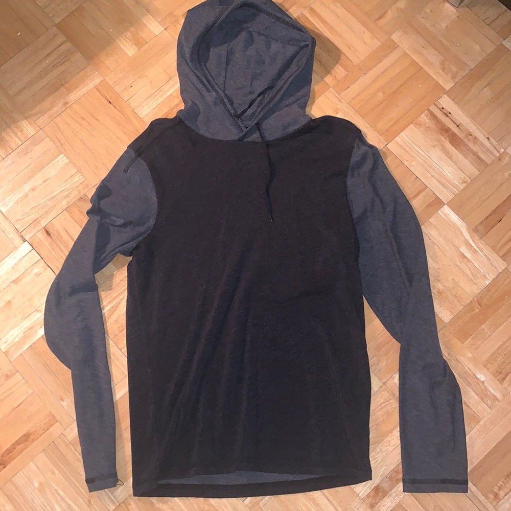 Gray light sweater